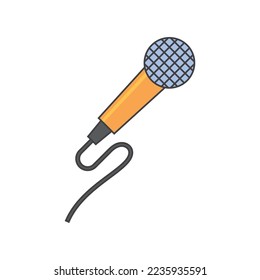 Music icon Illustration vector template eps 10 flat design