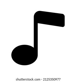 Music icon isolated on white background