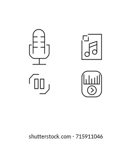 Music Icon Line