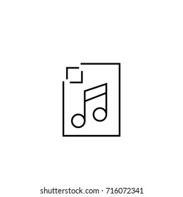 Music Icon Line
