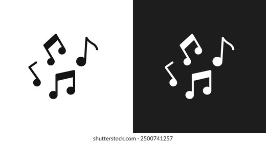 Music icon line art vector