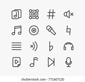 Song Line Icon Images Stock Photos Vectors Shutterstock