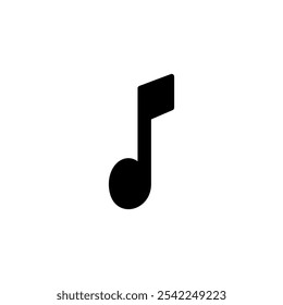 Music icon logo design. note music sign and symbol