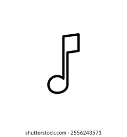 Music icon logo design. note music sign and symbol