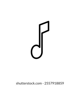 Music icon logo design. note music sign and symbol