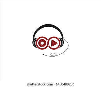 music icon logo design vector