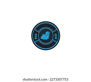 music icon logo design vector