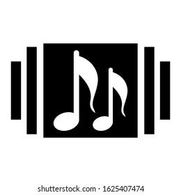 music icon or logo isolated sign symbol vector illustration - high quality black style vector icons

