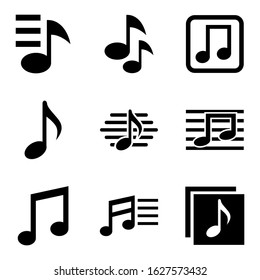music icon or logo isolated sign symbol vector illustration - Collection of high quality black style vector icons
