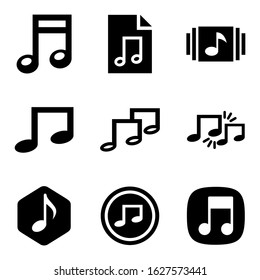 music icon or logo isolated sign symbol vector illustration - Collection of high quality black style vector icons
