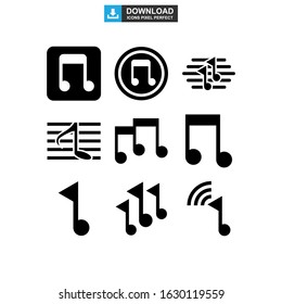 music icon or logo isolated sign symbol vector illustration - Collection of high quality black style vector icons
