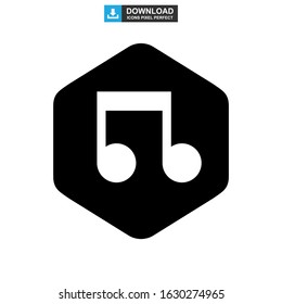 music icon or logo isolated sign symbol vector illustration - high quality black style vector icons
