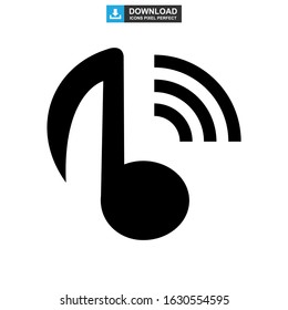 music icon or logo isolated sign symbol vector illustration - high quality black style vector icons

