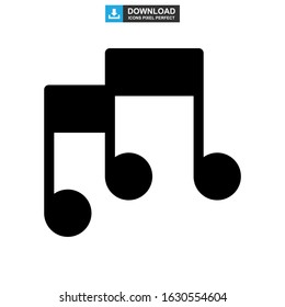 music icon or logo isolated sign symbol vector illustration - high quality black style vector icons
