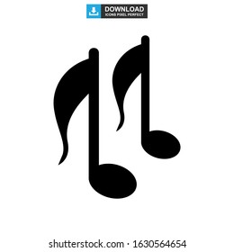 music icon or logo isolated sign symbol vector illustration - high quality black style vector icons
