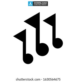 music icon or logo isolated sign symbol vector illustration - high quality black style vector icons
