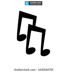 music icon or logo isolated sign symbol vector illustration - high quality black style vector icons

