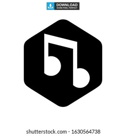 music icon or logo isolated sign symbol vector illustration - high quality black style vector icons
