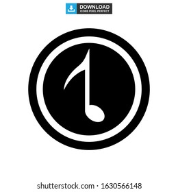 music icon or logo isolated sign symbol vector illustration - high quality black style vector icons
