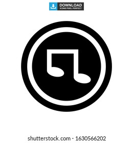music icon or logo isolated sign symbol vector illustration - high quality black style vector icons
