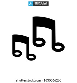 music icon or logo isolated sign symbol vector illustration - high quality black style vector icons
