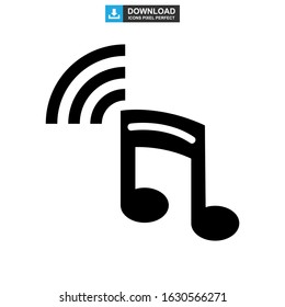 music icon or logo isolated sign symbol vector illustration - high quality black style vector icons
