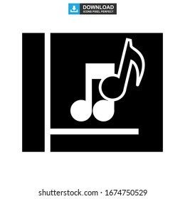 music icon or logo isolated sign symbol vector illustration - high quality black style vector icons
