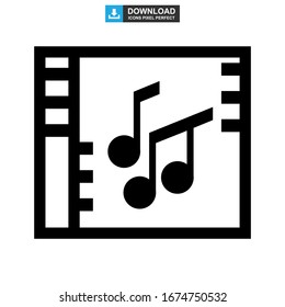 music icon or logo isolated sign symbol vector illustration - high quality black style vector icons
