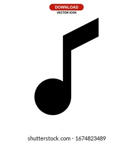 music icon or logo isolated sign symbol vector illustration - high quality black style vector icons
