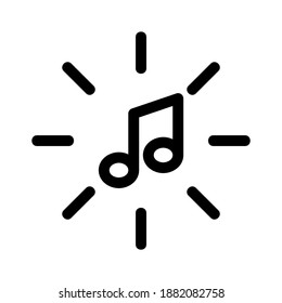 music icon or logo isolated sign symbol vector illustration - high quality black style vector icons
