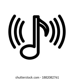 music icon or logo isolated sign symbol vector illustration - high quality black style vector icons
