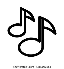 music icon or logo isolated sign symbol vector illustration - high quality black style vector icons
