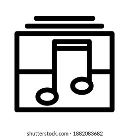music icon or logo isolated sign symbol vector illustration - high quality black style vector icons

