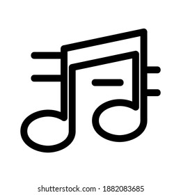 music icon or logo isolated sign symbol vector illustration - high quality black style vector icons
