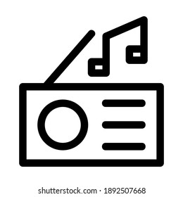 music icon or logo isolated sign symbol vector illustration - high quality black style vector icons
