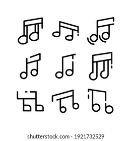 music icon or logo isolated sign symbol vector illustration - Collection of high quality black style vector icons
