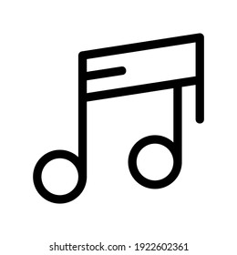 music icon or logo isolated sign symbol vector illustration - high quality black style vector icons
