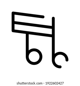 music icon or logo isolated sign symbol vector illustration - high quality black style vector icons
