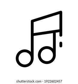 music icon or logo isolated sign symbol vector illustration - high quality black style vector icons
