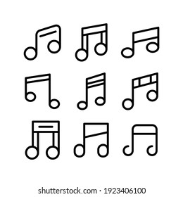 music icon or logo isolated sign symbol vector illustration - Collection of high quality black style vector icons
