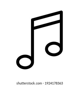 music icon or logo isolated sign symbol vector illustration - high quality black style vector icons
