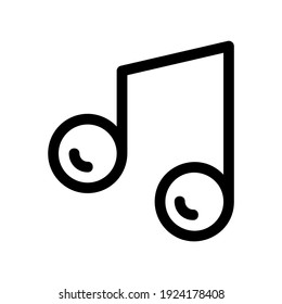 music icon or logo isolated sign symbol vector illustration - high quality black style vector icons
