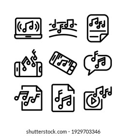 music icon or logo isolated sign symbol vector illustration - Collection of high quality black style vector icons
