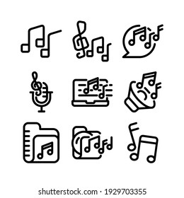 music icon or logo isolated sign symbol vector illustration - Collection of high quality black style vector icons

