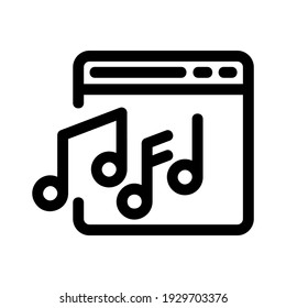 music icon or logo isolated sign symbol vector illustration - high quality black style vector icons
