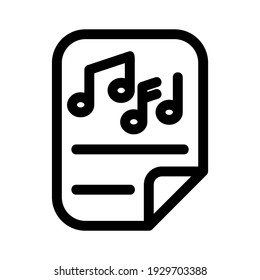 music icon or logo isolated sign symbol vector illustration - high quality black style vector icons
