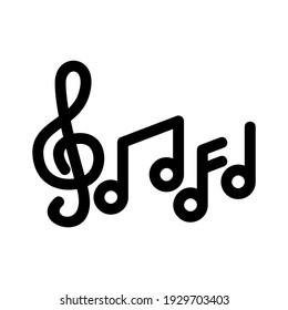 music icon or logo isolated sign symbol vector illustration - high quality black style vector icons
