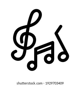 music icon or logo isolated sign symbol vector illustration - high quality black style vector icons
