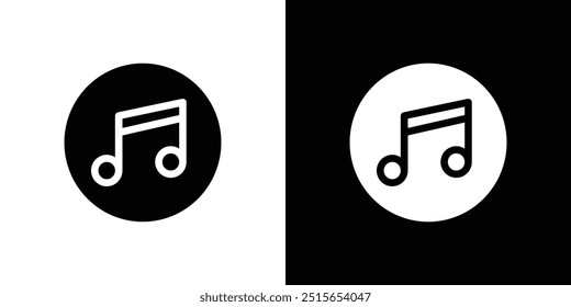 Music icon logo set vector