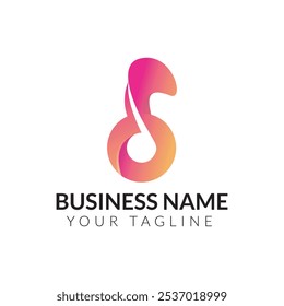  Music Icon modern minimalist abstractcolorful logo design template